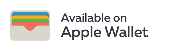 Available on Apple Wallet
